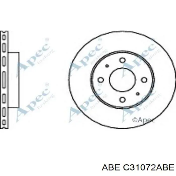 Передние тормозные диски C31072ABE ABE