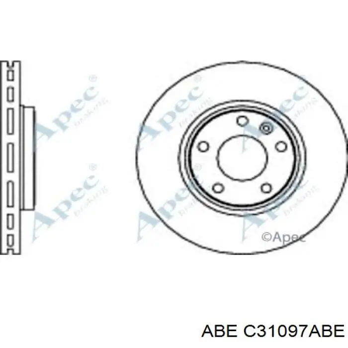 Передний тормозной диск ABE C31097ABE