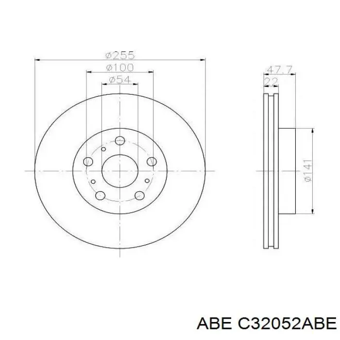 Купить C32052ABE ABE Ротор тормозной