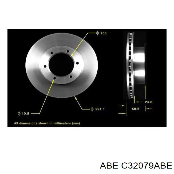 Купить C32079ABE ABE Ротор тормозной