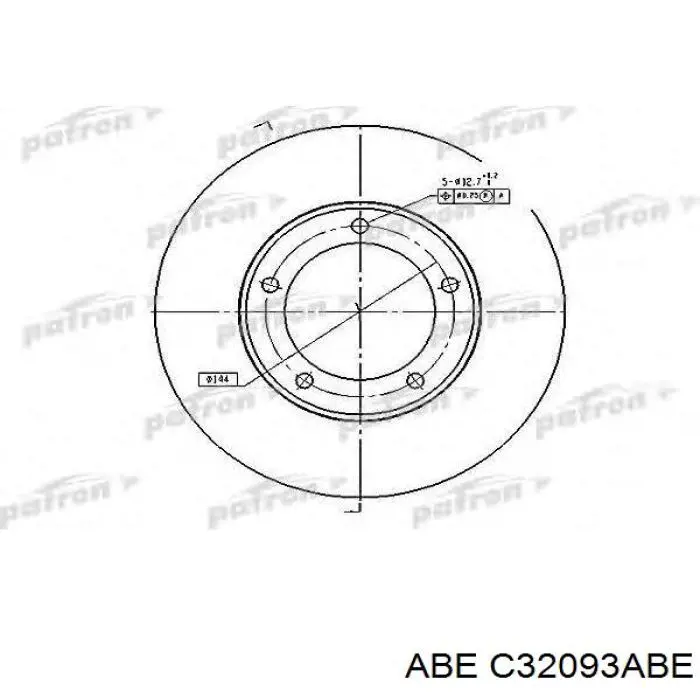 Тормоз дисковый передний ABE C32093ABE цена, от 37.25 USD