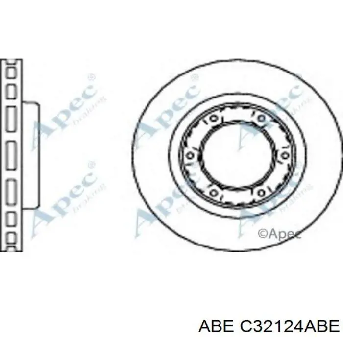 Передние тормозные диски C32124ABE ABE