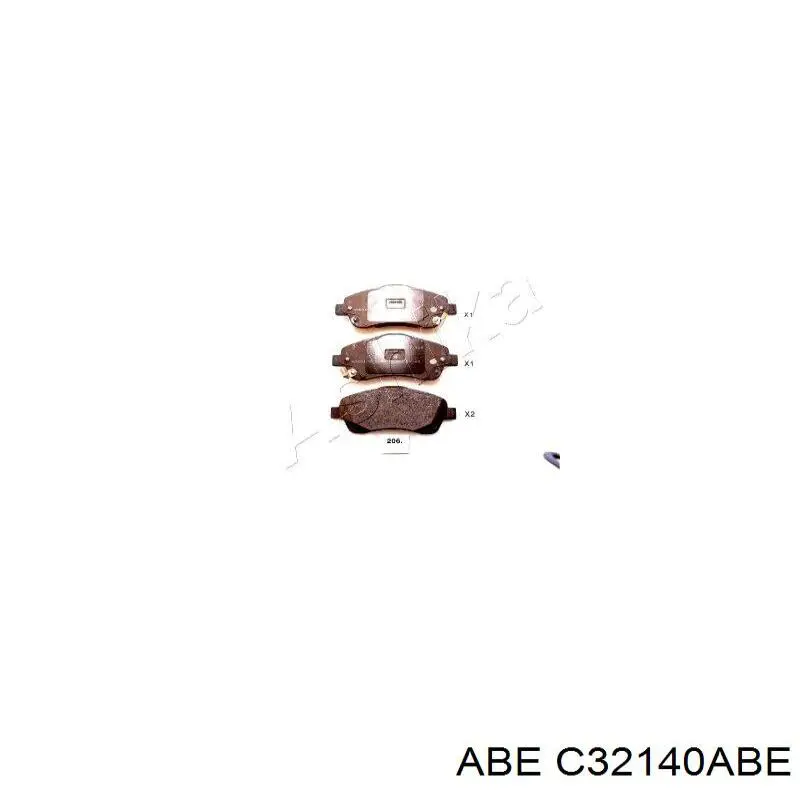 Диск гальмівний передній C32140ABE ABE