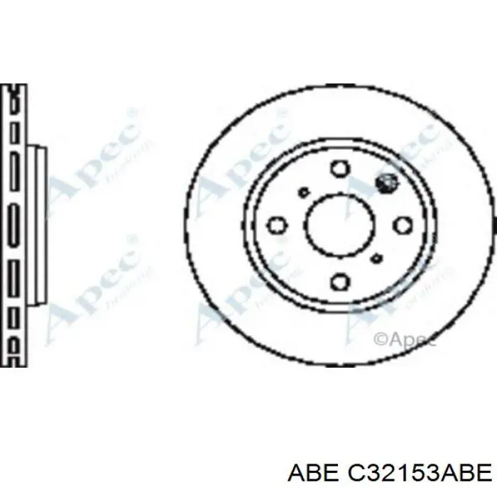 C32153ABE ABE Диск тормозной передний