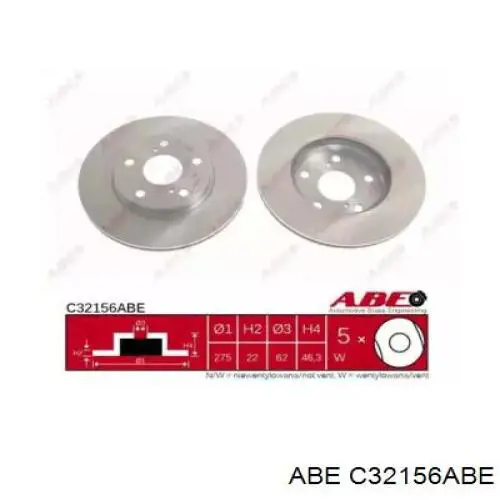 Купить C32156ABE ABE Ротор тормозной