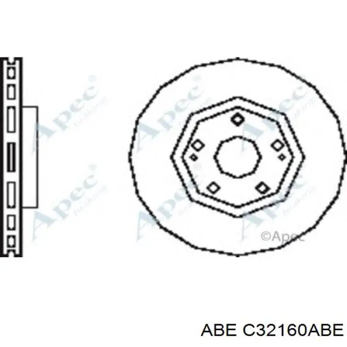 Передние тормозные диски C32160ABE ABE
