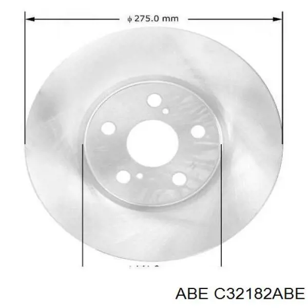 Передние тормозные диски C32182ABE ABE