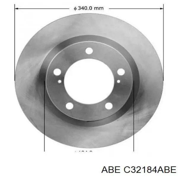 Передние тормозные диски C32184ABE ABE