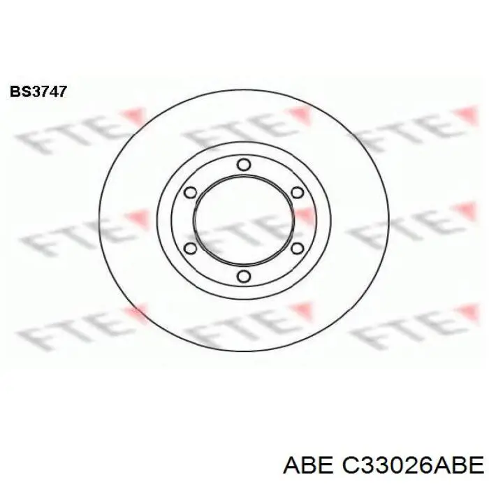 Купить C33026ABE ABE Ротор тормозной
