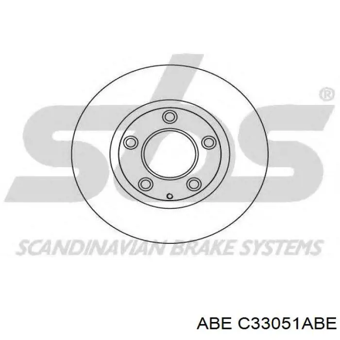 Передние тормозные диски C33051ABE ABE