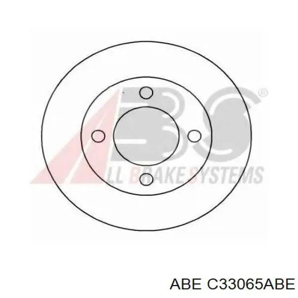 C33065ABE ABE Диск тормозной передний
