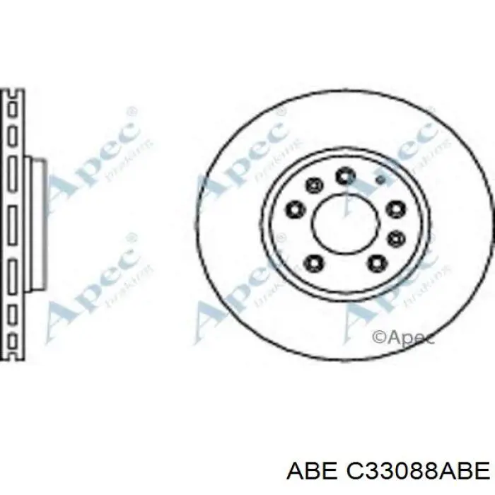Передние тормозные диски C33088ABE ABE