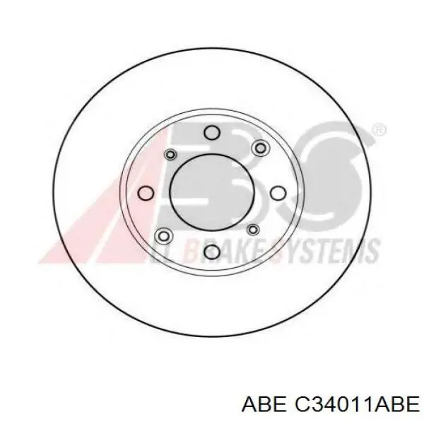 Передний тормозной диск ABE C34011ABE