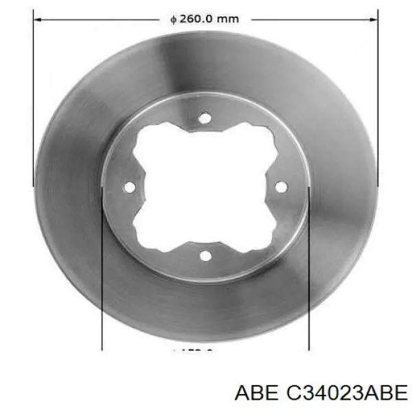 Купить C34023ABE ABE Ротор тормозной