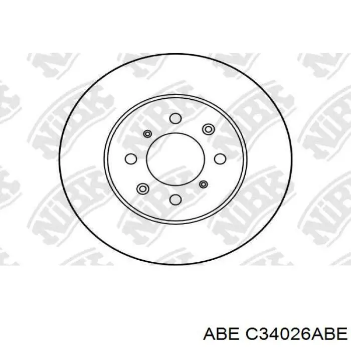 Передние тормозные диски C34026ABE ABE