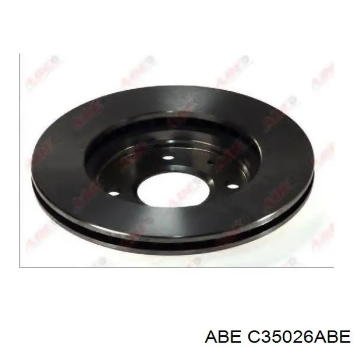 Тормоз дисковый передний ABE C35026ABE цена, от 27.64 USD