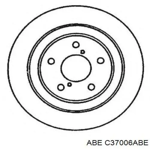 Тормоз дисковый передний ABE C37006ABE цена, от 23.46 USD