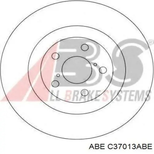 C37013ABE ABE Диск тормозной передний