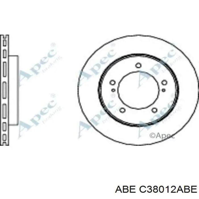 Передний тормозной диск ABE C38012ABE