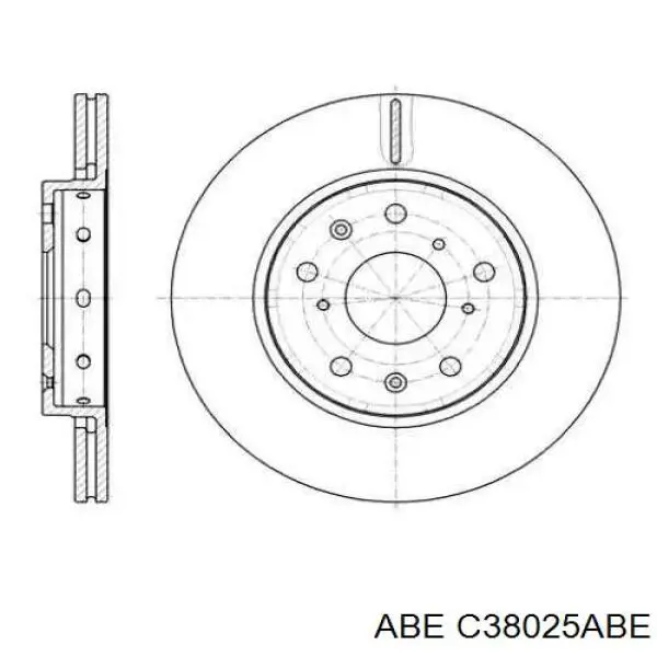Тормозные диски 108594 Febi