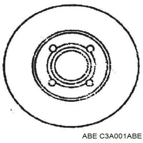 Передний тормозной диск ABE C3A001ABE