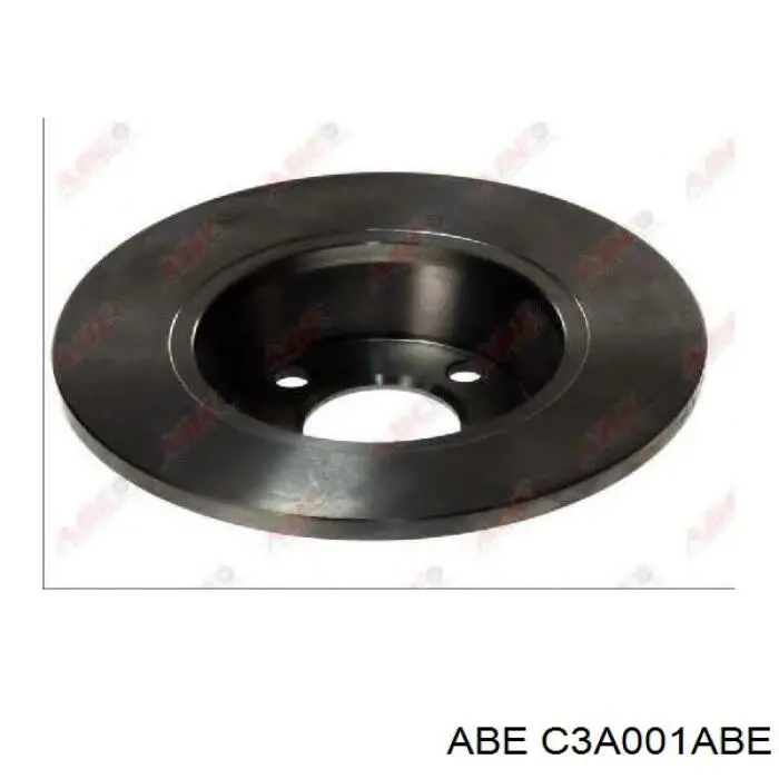 C3A001ABE ABE Диск тормозной передний