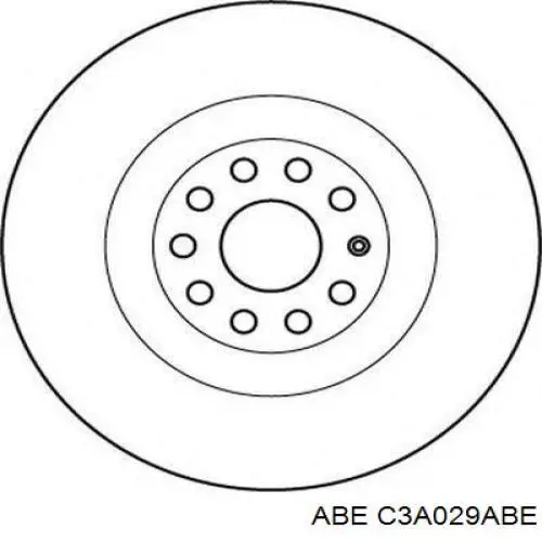 Тормоз дисковый передний ABE C3A029ABE цена, от 49.48 USD