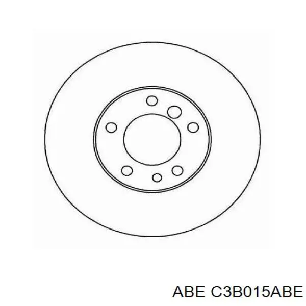 Тормоз дисковый передний ABE C3B015ABE цена, от 44.44 USD