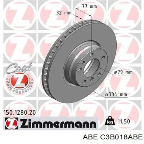 Купить C3B018ABE ABE Ротор тормозной