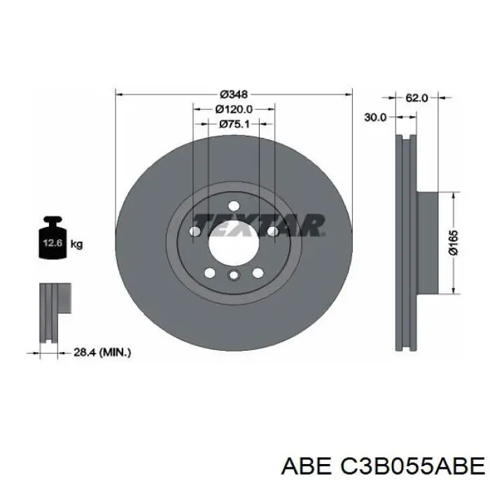 Купить C3B055ABE ABE Ротор тормозной