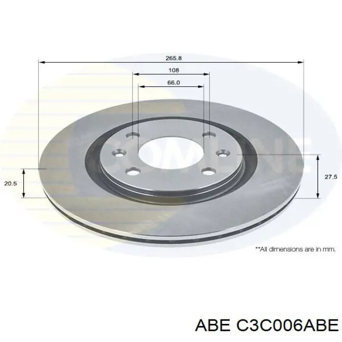 Купить C3C006ABE ABE Ротор тормозной