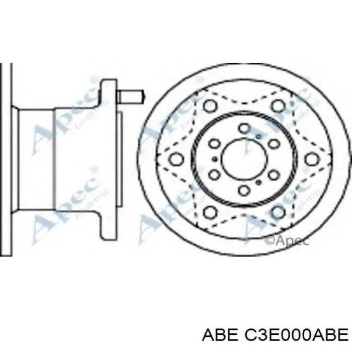Передний тормозной диск GP GP1904528