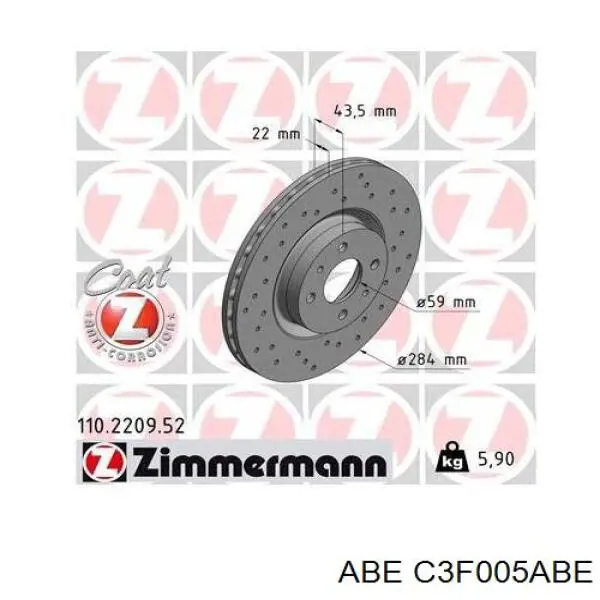 Купить C3F005ABE ABE Ротор тормозной