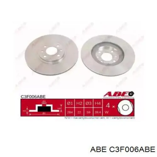 Купить C3F006ABE ABE Ротор тормозной