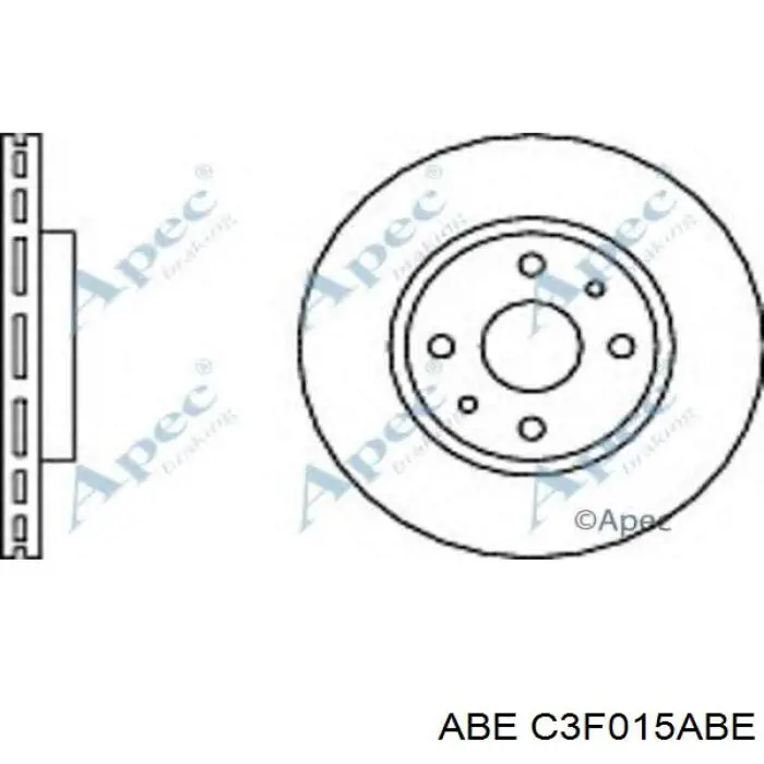 Передние тормозные диски C3F015ABE ABE
