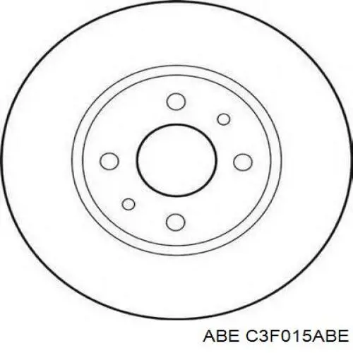 Передний тормозной диск ABE C3F015ABE