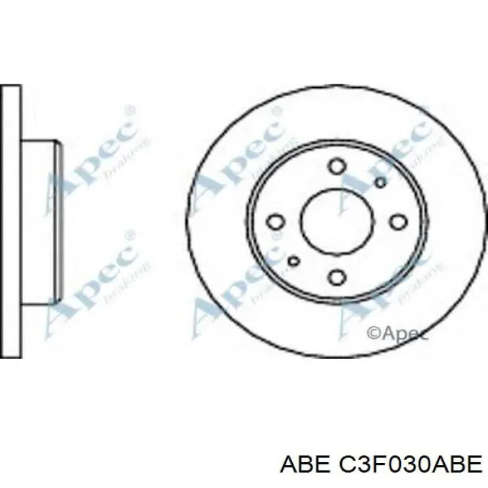 Передний тормозной диск ABE C3F030ABE