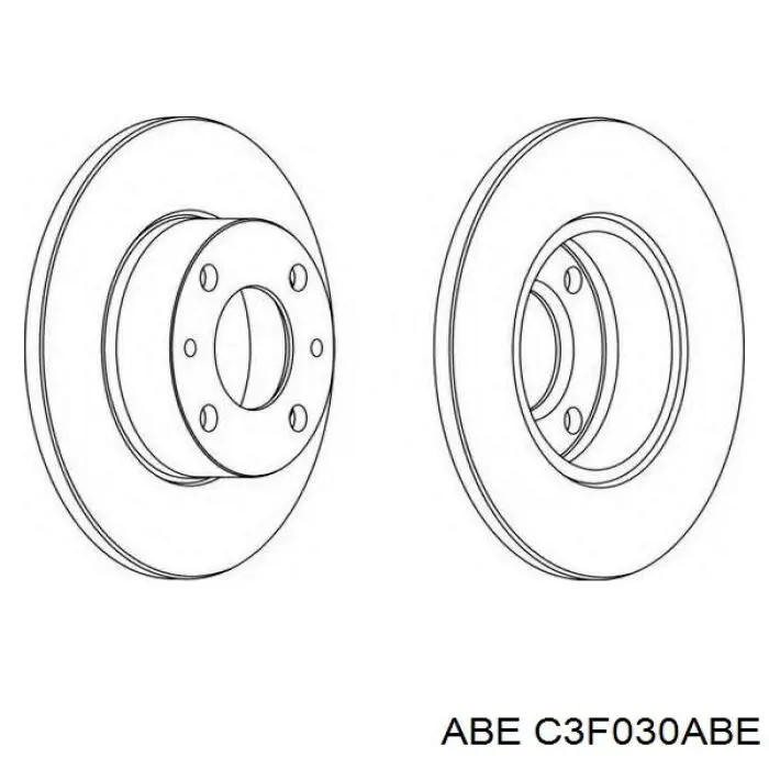 Купить C3F030ABE ABE Ротор тормозной