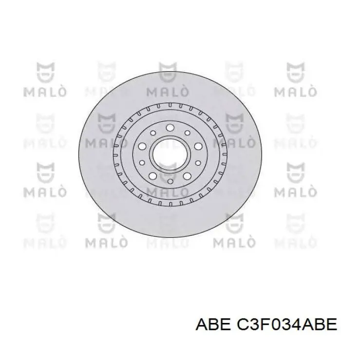 C3F034ABE ABE Диск тормозной передний