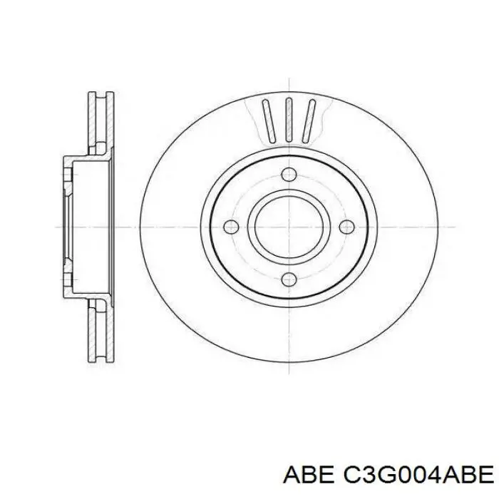 Купить C3G004ABE ABE Ротор тормозной