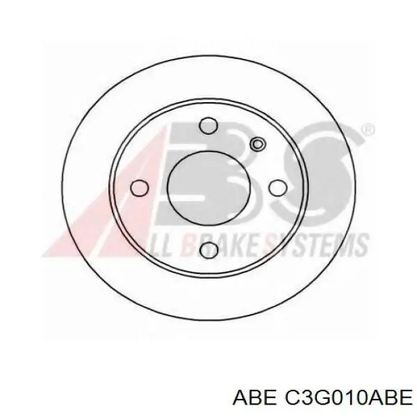 C3G010ABE ABE Диск тормозной передний