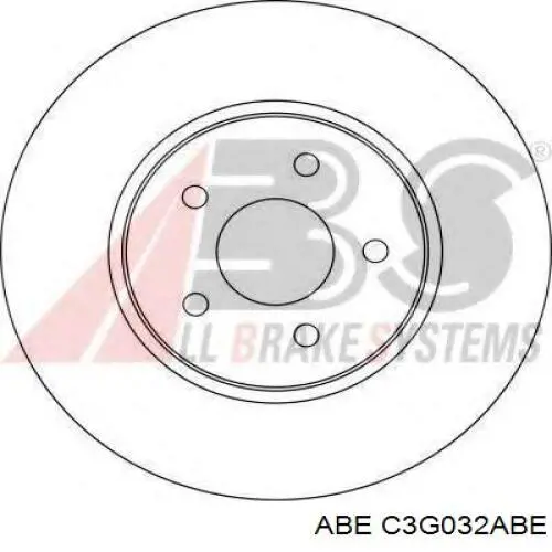 Передние тормозные диски C3G032ABE ABE