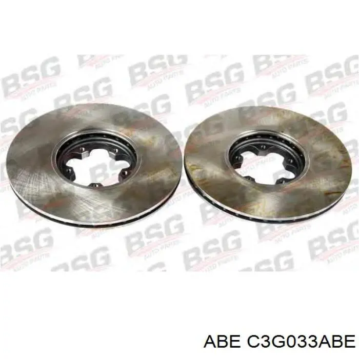 C3G033ABE ABE Диск тормозной передний