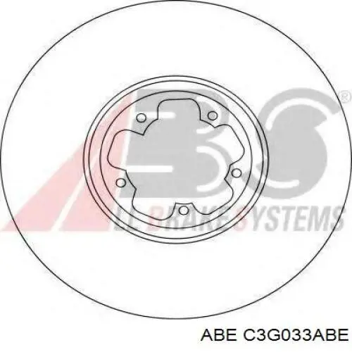 Тормоз дисковый передний ABE C3G033ABE цена, от 34.14 USD