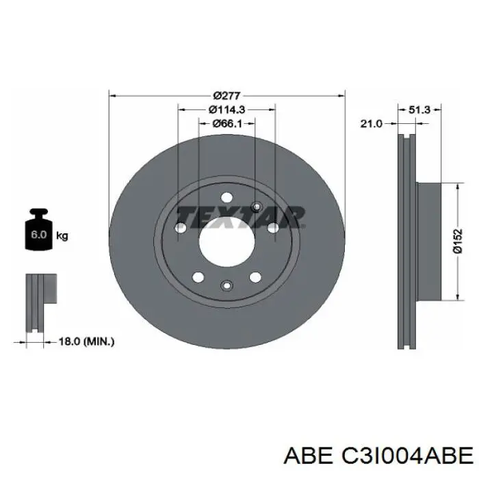 Купить C3I004ABE ABE Ротор тормозной