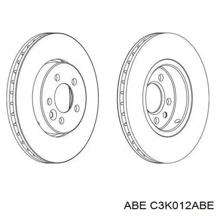 Купить C3K012ABE ABE Ротор тормозной