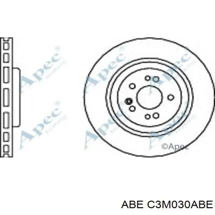 Передний тормозной диск ABE C3M030ABE