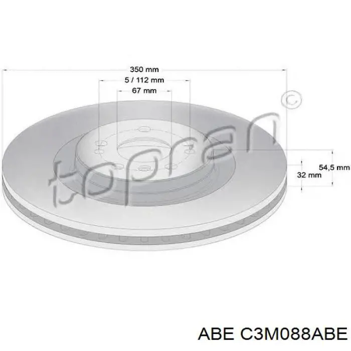 Купить C3M088ABE ABE Ротор тормозной