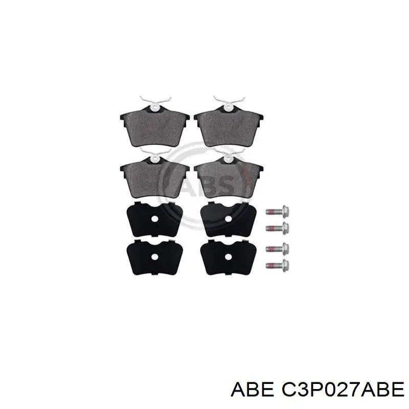 C3P027ABE ABE Диск тормозной передний