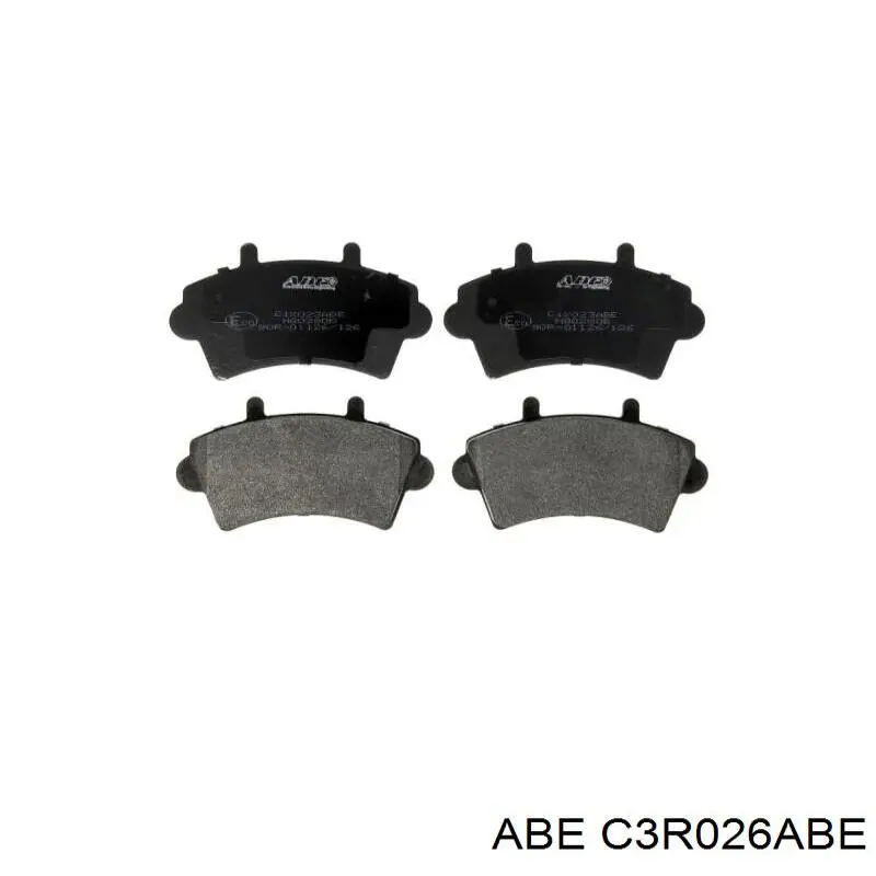 C3R026ABE ABE Диск тормозной передний